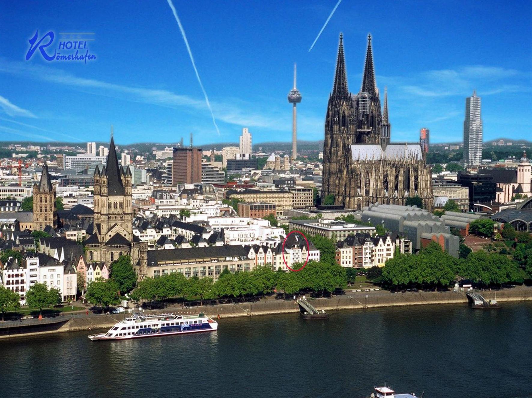 Hotel Roemerhafen Köln Exterior foto